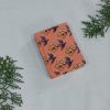 Peach Floral Fabric Diary Set (7pcs)