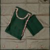 Green Chanderi Handwork Suit Set