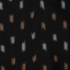 Black Double Ikat Fabric