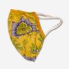 Yellow Floral Resuable Cloth Mask