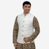 Men Cream Nehru Jacket