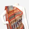 Chanderi Vegetable Brush Block Print Saree