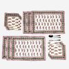 Pestal Block-print Table-Matt & Napkin Set