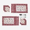 Pestal Block-print Table-Matt & Napkin Set