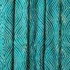 Turquoise Dotted Geometric Print Cotton Mul Fabric