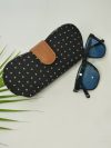 Black Polka Fabric Goggles Cover