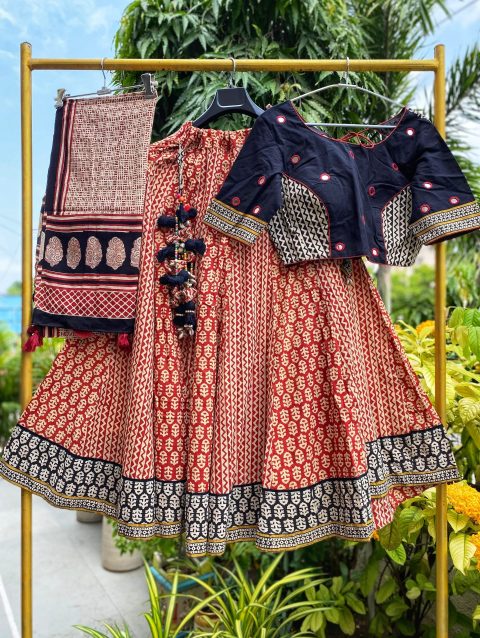HandBlock Printed Chaniya Choli