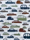 Car Children Print Cotton Fabric