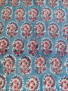 Denim Blue Floral Tagai Fabric