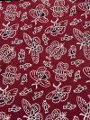 Butterfly Vegetable Handblock Print Fabric