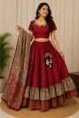 Red Kalamkari Cotton Chaniya Choli