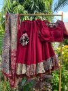 Red Kalamkari Cotton Chaniya Choli