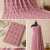 Baby Pink Floral Handblock Print Cotton Fabric with Traditional Floral Pattern | Sanskruti by Sanjay Desai