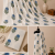 White Blue Handblock Print Cotton Fabric with Traditional Blue Block Print Design | Sanskruti by Sanjay Desai