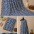 Blue Jaal Handblock Print Cotton Fabric with Traditional All-Over Jaal Pattern Design | Sanskruti by Sanjay Desai