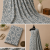 Grey Jaal Handblock Print Cotton Fabric with Traditional All-Over Jaal Pattern Design | Sanskruti by Sanjay Desai