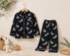Black Rabbit Print Kids Co-ord Set