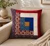 Designer Gaji Tukda Joint Cushion Cover for Home Décor