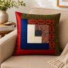 Gaji Tukda Joint Designer Handblock Print Cushion Cover