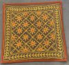 Designer Cotton Threadwork Cushion Cover